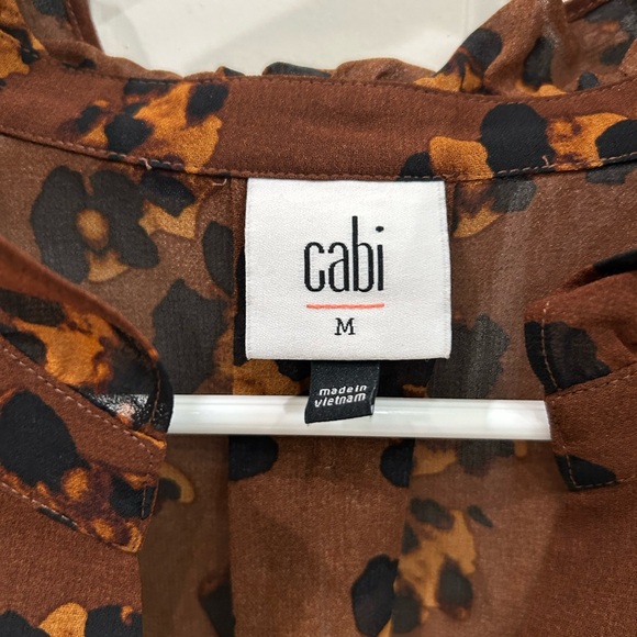 CAbi Animal Print Obsess Blouse - Picture 3 of 8